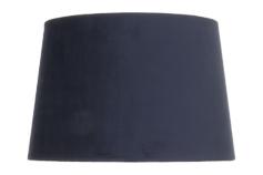 Aneta Lighting TORNE skjerm, blå fløyel, Ø300 H200