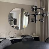 Aneta Lighting COSMOS taklampe 12-arm, svart/ sotet,  12xG9 (7041661267671)