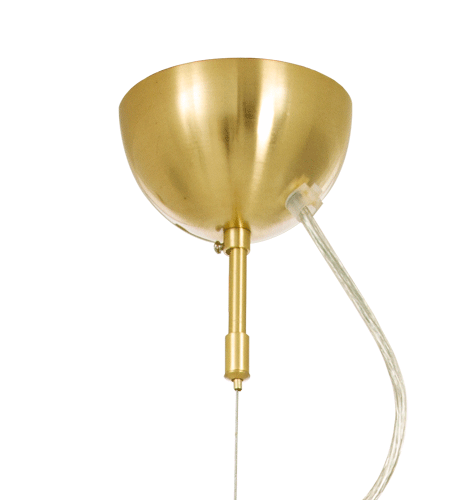 Aneta Lighting COSMOS taklampe 24-arm, matt messing/ hvit (7041661267688)