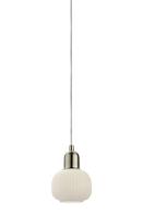 Aneta Lighting ELIN vinduspendel, stål/hvit, G9, 4 m ledning, støpsel for vegguttak