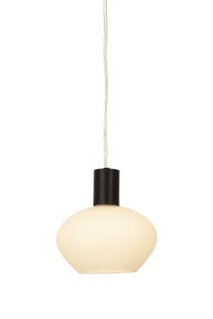 Aneta Lighting BELL vinduspendel,  svart/ hvit,  E14, 4m ledning, støpsel og brytere (7041661270954)