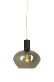 Aneta Lighting BELL vinduspendel,  svart/ sotet,  E14, 4m ledning, støpsel og brytere (7041661269071)