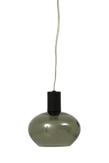 Aneta Lighting BELL vinduspendel,  svart/ sotet,  E14, 4m ledning, støpsel og brytere (7041661269071)
