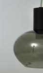 Aneta Lighting BELL vinduspendel,  svart/ sotet,  E14, 4m ledning, støpsel og brytere (7041661269071)