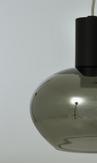 Aneta Lighting BELL vinduspendel,  svart/ sotet,  E14, 4m ledning, støpsel og brytere (7041661269071)