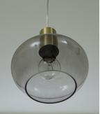 Aneta Lighting BELL vinduspendel,  matt messing/ sotet,  E14, 4m ledning, støpsel og brytere (7041661270961)