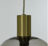Aneta Lighting BELL vinduspendel,  matt messing/ sotet,  E14, 4m ledning, støpsel og brytere (7041661270961)