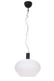 Aneta Lighting BELL taklampe 35cm, svart/ hvit,  E27 (7041661270985)