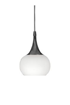 Aneta Lighting GLOBUS vinduspendel, hvit/krom, stikkontakt