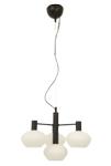 Aneta Lighting BELL taklampe 4-lys, svart/ hvit,  4 x E14 (7041661270992)