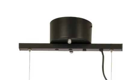 Aneta Lighting BELL taklampe 3-lys rak, svart/ hvit,  3 x E14 (7041661271654)