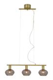 Aneta Lighting BELL taklampe 3-lys rak, matt messing/ sotet,  3 x E14 (7041661271036)
