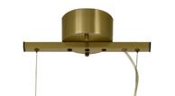 Aneta Lighting BELL taklampe 3-lys rak, matt messing/ sotet,  3 x E14 (7041661271036)