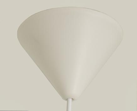 Aneta Lighting ALFA taklampe, hvit, E27, ringer i krom og matt messing inkl. (7041661271098)