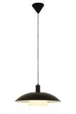 Aneta Lighting ALFA taklampe, svart, E27, ringer i krom og matt messing inkl. (7041661271111)