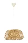 Aneta Lighting MALACCA taklampe 45cm, natur, flettet bambus, E27 (7041661271647)