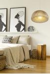 Aneta Lighting MALACCA taklampe 45cm, natur, flettet bambus, E27 (7041661271647)