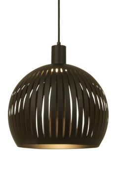 Aneta Lighting GRAFIKA taklampe 30cm, svart, GU10, bredstrålende anbefales