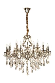 Aneta Lighting WINDSOR takkrone 18-arm, silver, 18x40W E14 (7392986781633)