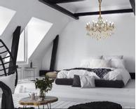 Aneta Lighting WINDSOR takkrone 18-arm, silver, 18x40W E14 (7392986781633)