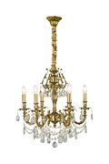 Aneta Lighting VERSAILLES takkrone 6-arm, gull, 6-arm