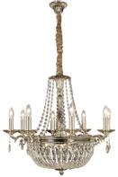 Aneta Lighting ROYAL takkrone, antiksilver, 12 x 40W E14