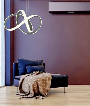 Aneta Lighting KRUMELUR taklampe, silvergrå,  44W LED (7392986776844)