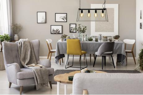 Aneta Lighting DIPLOMAT taklampe lang, svart/ klar,  lang, 4 x E27 (7392986775908)