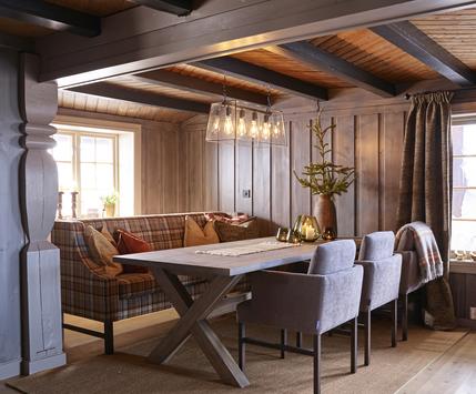 Aneta Lighting DIPLOMAT taklampe lang, svart/ klar,  lang, 4 x E27 (7392986775908)