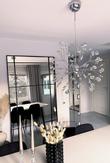 Aneta Lighting VIVA taklampe, krom, med krystall (7392986775427)