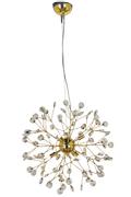 Aneta Lighting VIVA taklampe, messing, med krystall