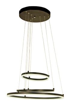 Aneta Lighting CIRCLES taklampe, svart, LED