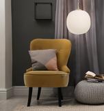 Aneta Lighting SIRIUS taklampe, Ø40, messing, opalglass (7392986773164)