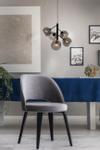 Aneta Lighting ATOM taklampe 5-lys, svart/røk (7392986771672)