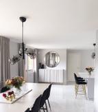 Aneta Lighting ATOM taklampe 5-lys, svart/røk (7392986771672)