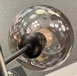 Aneta Lighting ATOM taklampe 5-lys, svart/røk (7392986771672)
