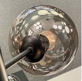 Aneta Lighting ATOM taklampe 5-lys, svart/røk (7392986771672)