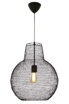 Aneta Lighting TRASSEL taklampe rund, svart, E27 (7392986771016)