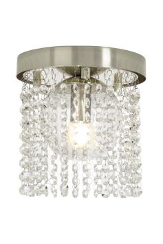 Aneta Lighting CLAUDIA plafond bad, krom/klar, E14, IP23