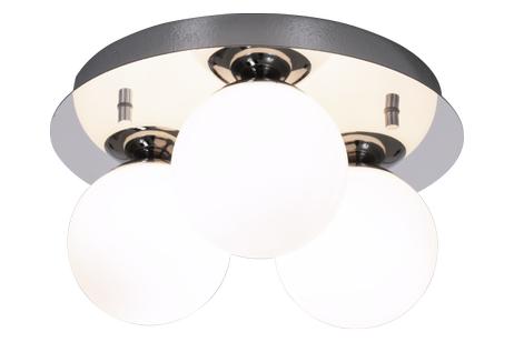 Aneta Lighting NICOSIA plafond 3-lys bad, krom, 3 x G9, IP44 (7041661269286)