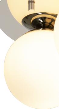 Aneta Lighting NICOSIA plafond 3-lys bad, krom, 3 x G9, IP44 (7041661269286)