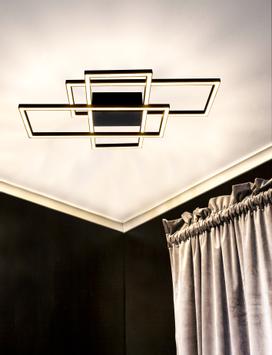 Aneta Lighting NEW YORK plafond, svart, 45W LED (7041661268791)