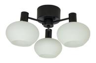 Aneta Lighting BELL plafond 3-lys, svart/ hvit,  3xE14 (7041661270930)