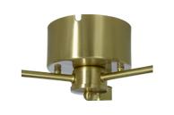 Aneta Lighting BELL plafond 3-lys, matt messing/ sotet,  3xE14 (7041661270947)