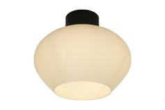 Aneta Lighting BELL plafond stor, svart/hvit, E27