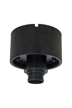 Aneta Lighting BELL plafond stor, svart/ hvit,  E27 (7041661270886)