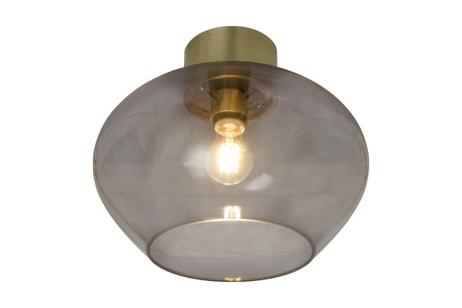 Aneta Lighting BELL plafond stor, matt messing/ sotet,  E27 (7041661270893)