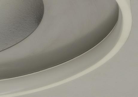 Aneta Lighting CARAT plafond, hvit/ sølv,  LED (7041661271210)