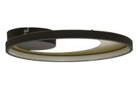 Aneta Lighting CARAT plafond, svart/ gull,  LED (7041661271227)