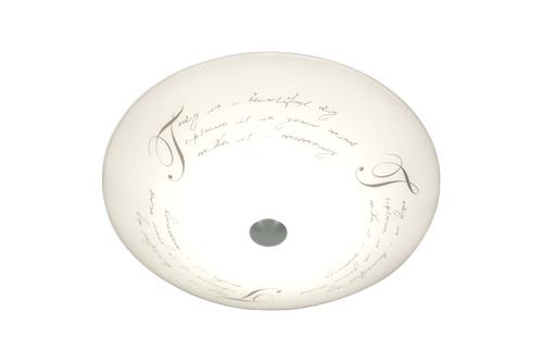 Aneta Lighting SKRIFT plafond 34cm, hvit, 2x40W E14 (7392986781831)